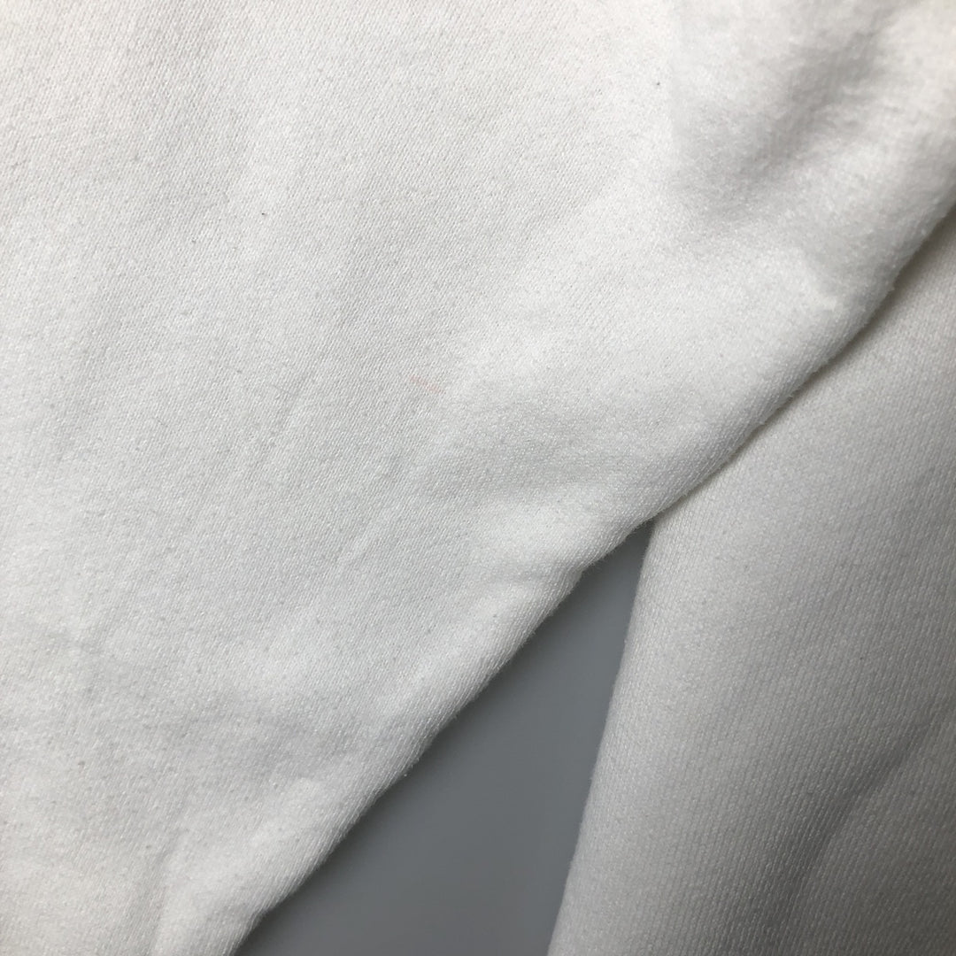 90'S Russell College Sweatshirt, Made in USA, Men's L, Vintage cotton white type Vintage Second Hand