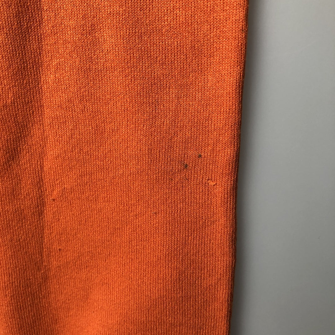 Vintage 90'S Tultex college sweatshirt, made in the USA, size L, men's cotton orange type Vintage Second Hand