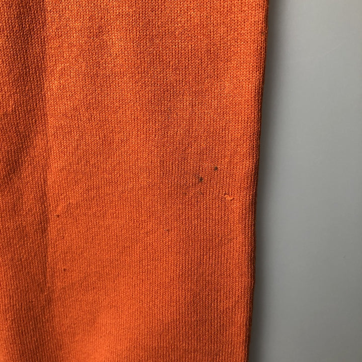 Vintage 90'S Tultex college sweatshirt, made in the USA, size L, men's cotton orange type Vintage Second Hand
