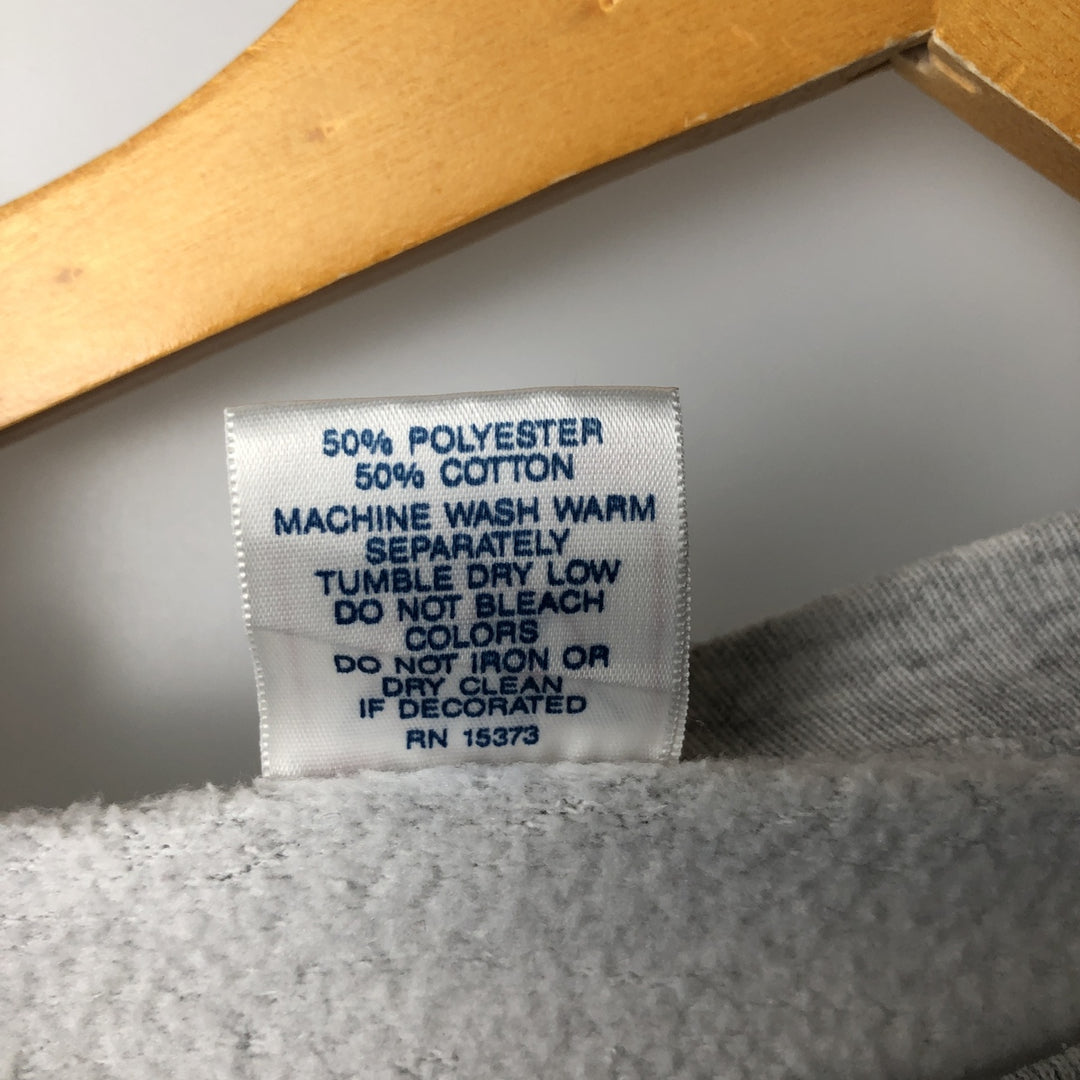 Vintage 90'S Delta DELTA triple print college sweatshirt, made in the USA, men's size XL polyester gray type Vintage Second Hand