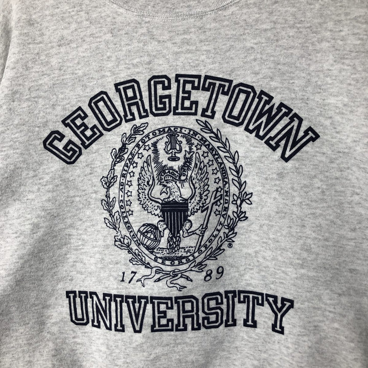 Vintage 90'S Delta DELTA triple print college sweatshirt, made in the USA, men's size XL polyester gray type Vintage Second Hand