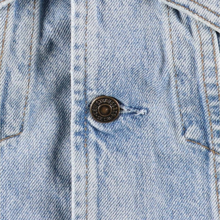 90'S Levi's 70606-0283 Orange Tab Denim Vest, Men's Size L, Vintage cotton blue type Vintage Second Hand