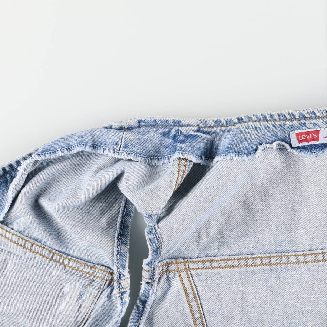 90'S Levi's 70606-0283 Orange Tab Denim Vest, Men's Size L, Vintage cotton blue type Vintage Second Hand