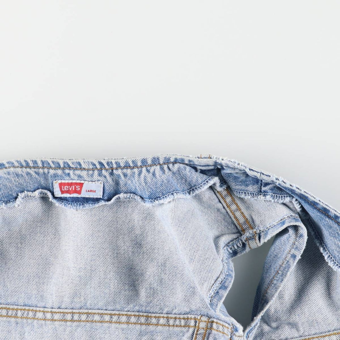 90'S Levi's 70606-0283 Orange Tab Denim Vest, Men's Size L, Vintage cotton blue type Vintage Second Hand