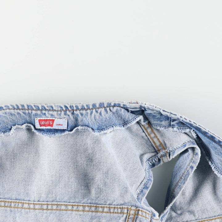 90'S Levi's 70606-0283 Orange Tab Denim Vest, Men's Size L, Vintage cotton blue type Vintage Second Hand