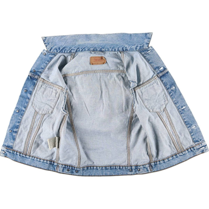 90'S Vintage Levi's Denim Vest (70401-0283), Men's Size Medium cotton blue type Vintage Second Hand