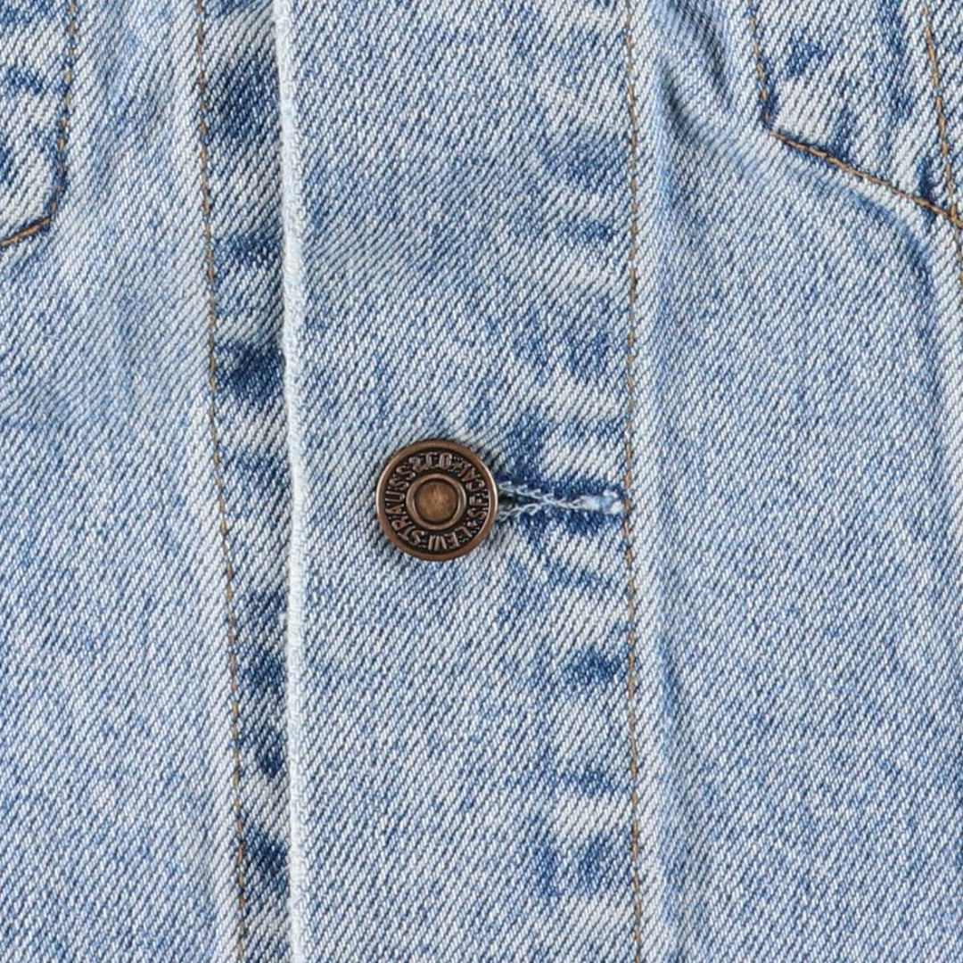 90'S Vintage Levi's Denim Vest (70401-0283), Men's Size Medium cotton blue type Vintage Second Hand