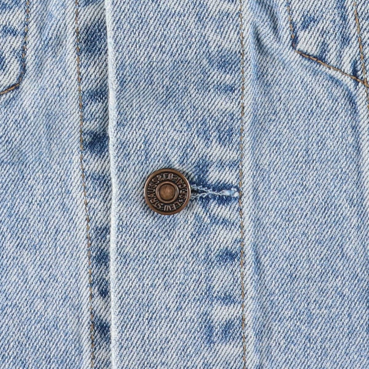 90'S Vintage Levi's Denim Vest (70401-0283), Men's Size Medium cotton blue type Vintage Second Hand