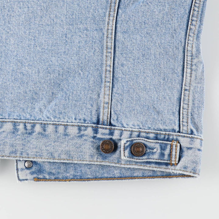 90'S Vintage Levi's Denim Vest (70401-0283), Men's Size Medium cotton blue type Vintage Second Hand