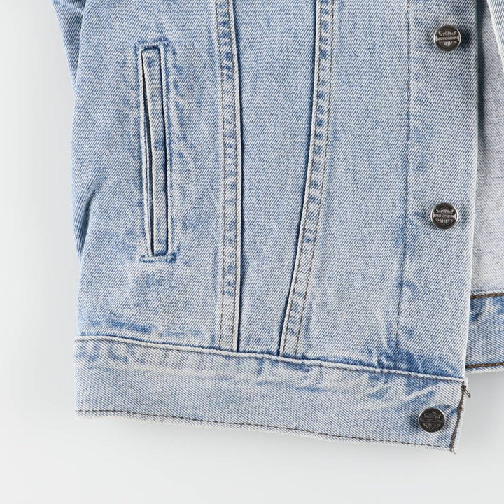 2000'S Harley-Davidson Hidden Button-Down Denim Vest, Made in Canada, Men's Size L cotton blue type Vintage Second Hand