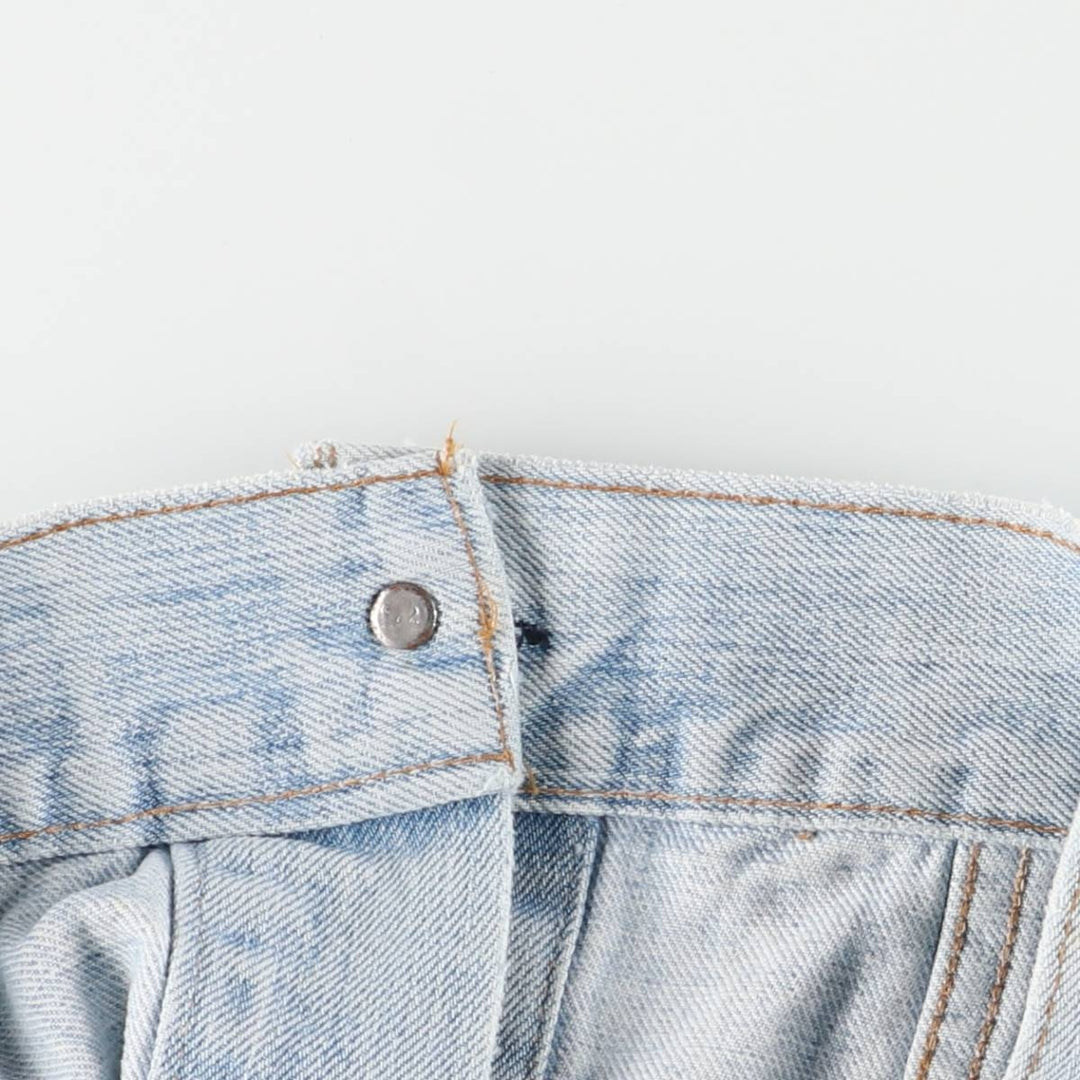 90'S Levi's 70505-0213 Cut-Off Denim Vest, Made in USA, Men's Size Medium, Vintage unclear Blue type light blue Vintage Second Hand