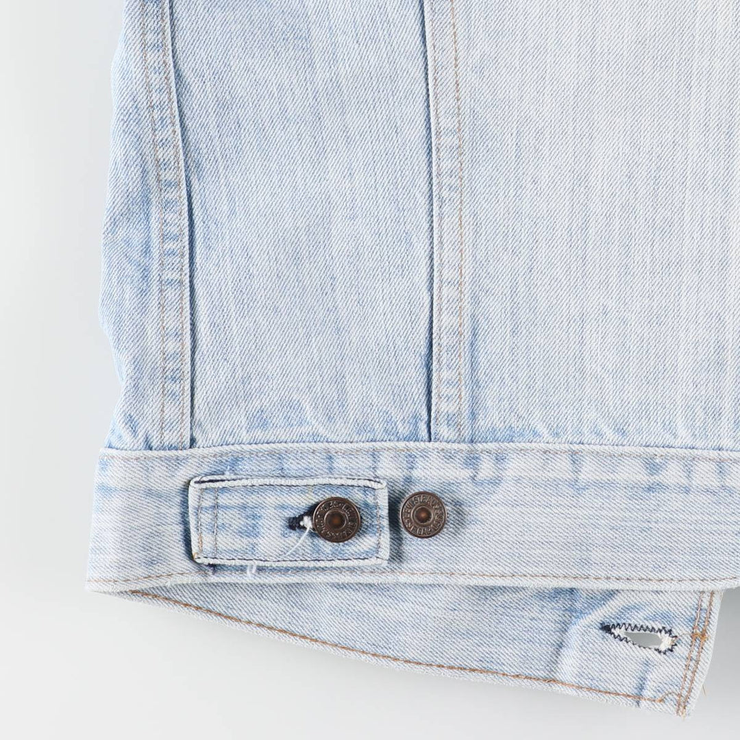90'S Levi's 70505-0213 Cut-Off Denim Vest, Made in USA, Men's Size Medium, Vintage unclear Blue type light blue Vintage Second Hand