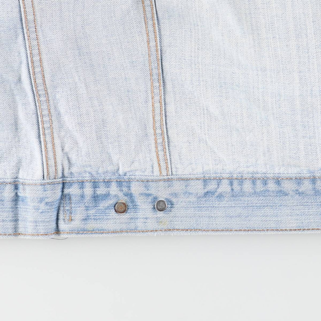 90'S Levi's 70505-0213 Cut-Off Denim Vest, Made in USA, Men's Size Medium, Vintage unclear Blue type light blue Vintage Second Hand