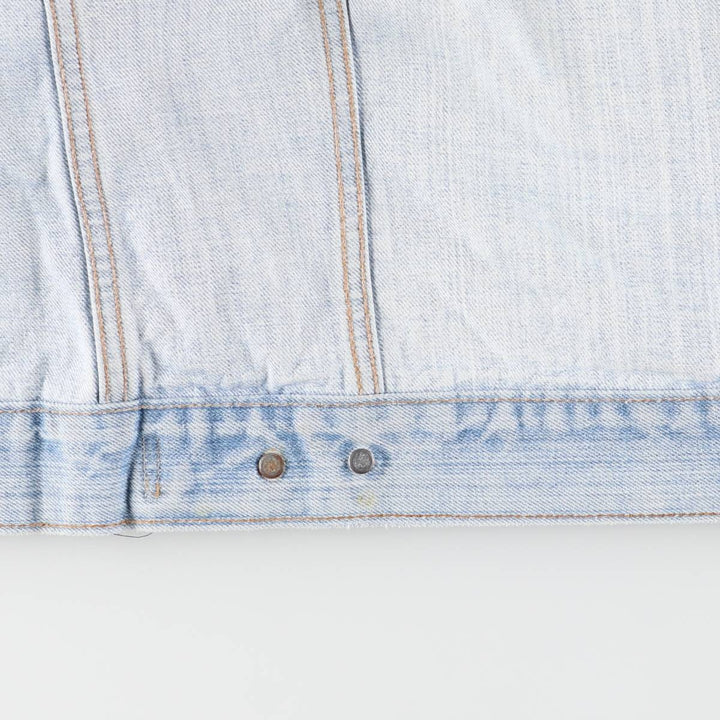 90'S Levi's 70505-0213 Cut-Off Denim Vest, Made in USA, Men's Size Medium, Vintage unclear Blue type light blue Vintage Second Hand