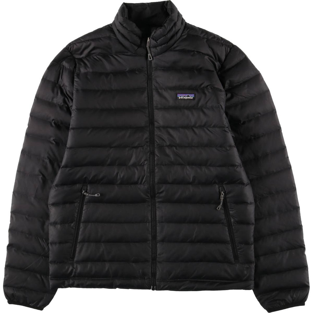 Patagonia 84674FA14 Goose Down Jacket, Men's Size Medium polyester black type Vintage Second Hand