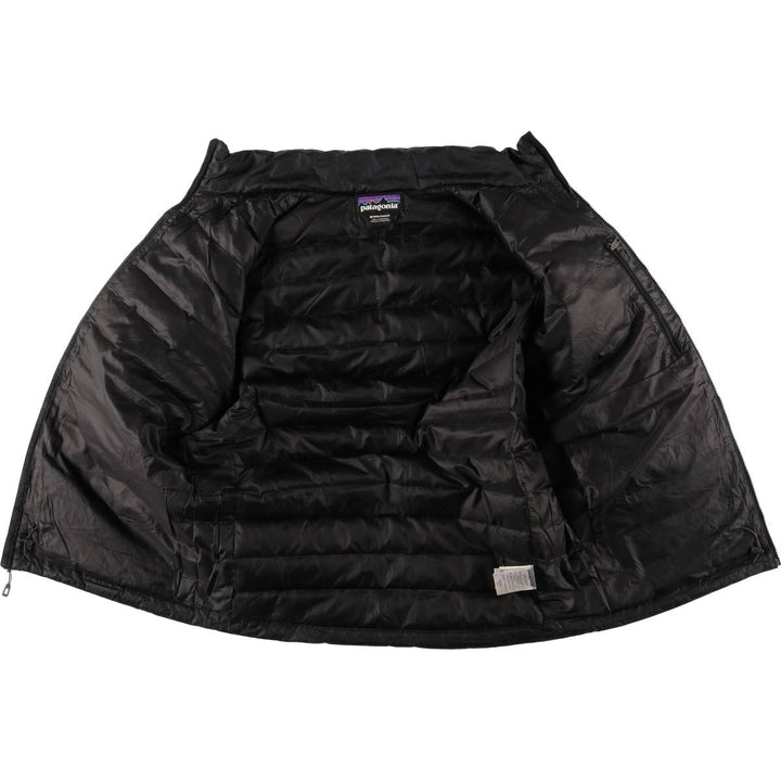 Patagonia 84674FA14 Goose Down Jacket, Men's Size Medium polyester black type Vintage Second Hand