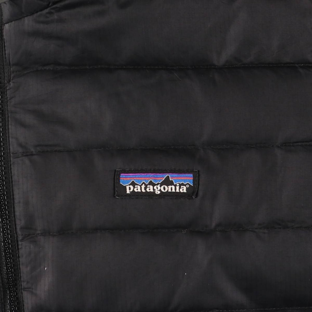 Patagonia 84674FA14 Goose Down Jacket, Men's Size Medium polyester black type Vintage Second Hand