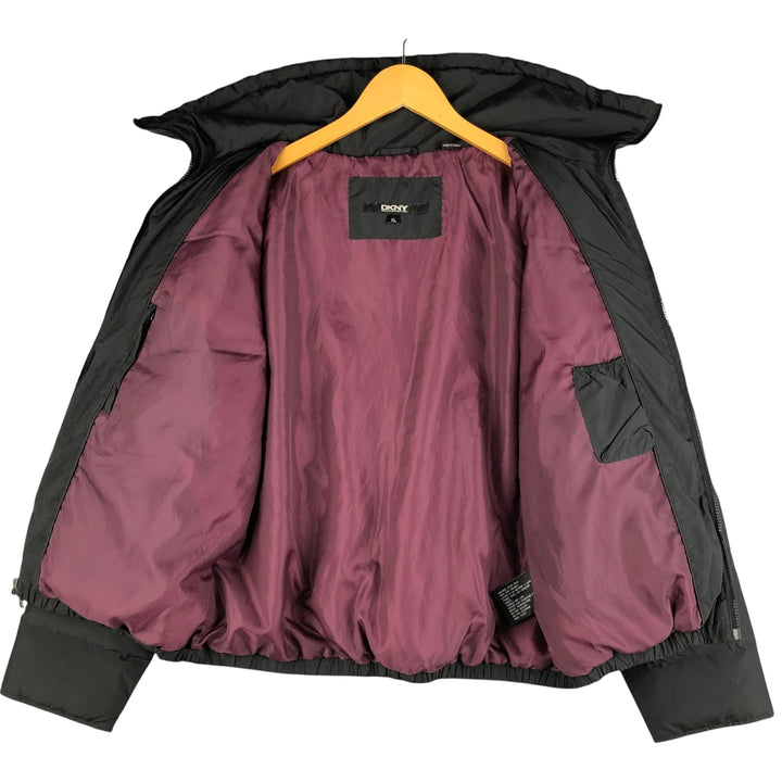 Donna Karan New York DKNY Down Jacket Men's XL polyester black type Vintage Second Hand