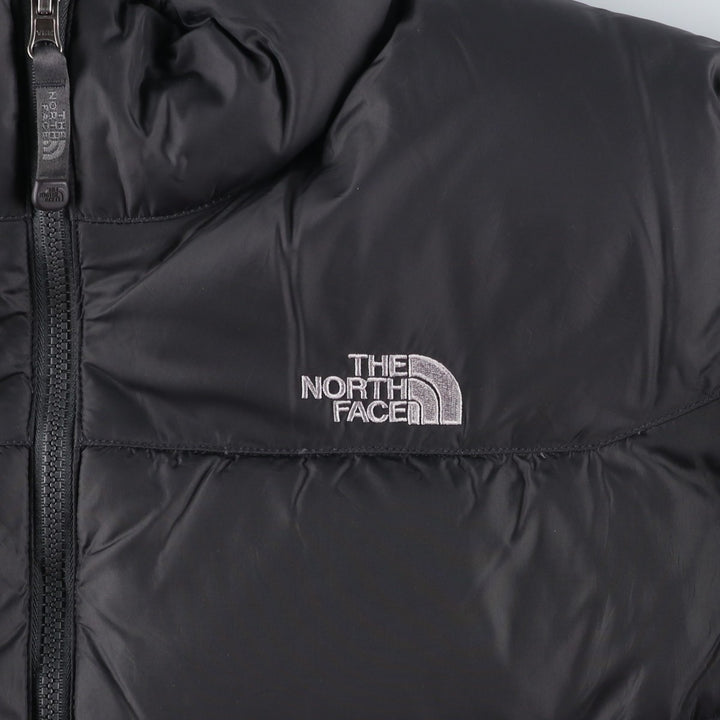 2000'S The North Face 550 Fill Power Goose Down Jacket, Men's Size L Nylon black type Vintage Second Hand