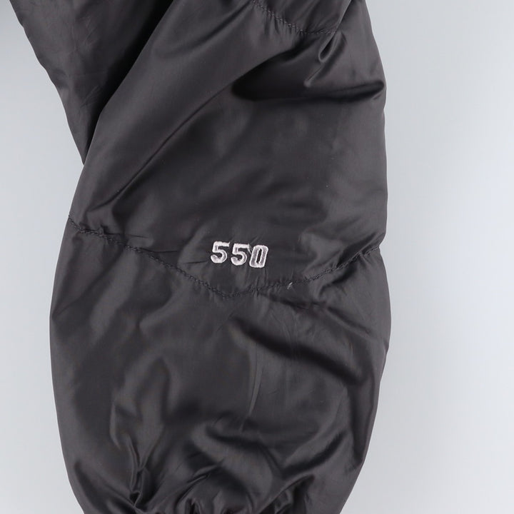 2000'S The North Face 550 Fill Power Goose Down Jacket, Men's Size L Nylon black type Vintage Second Hand