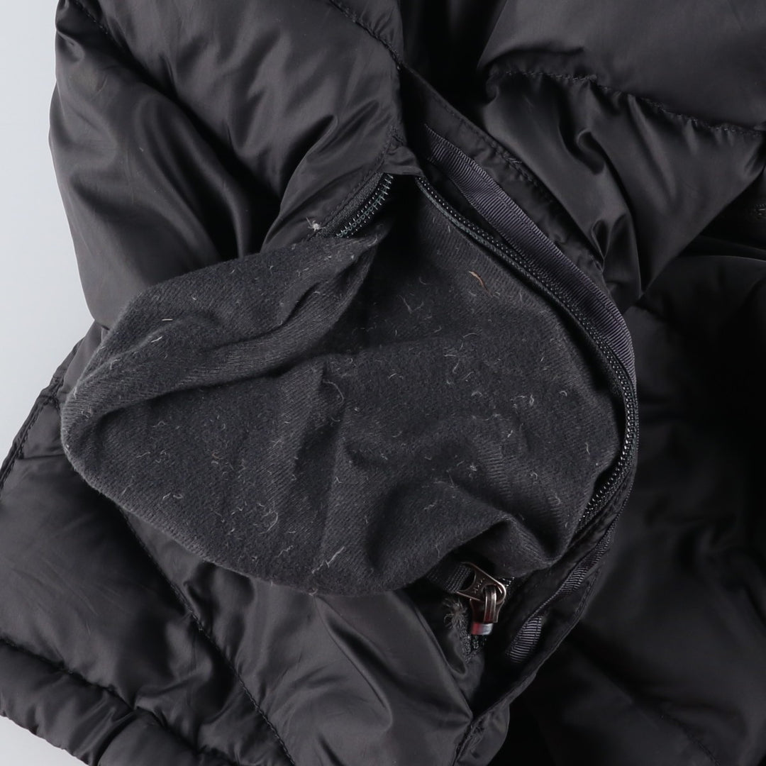 2000'S The North Face 550 Fill Power Goose Down Jacket, Men's Size L Nylon black type Vintage Second Hand