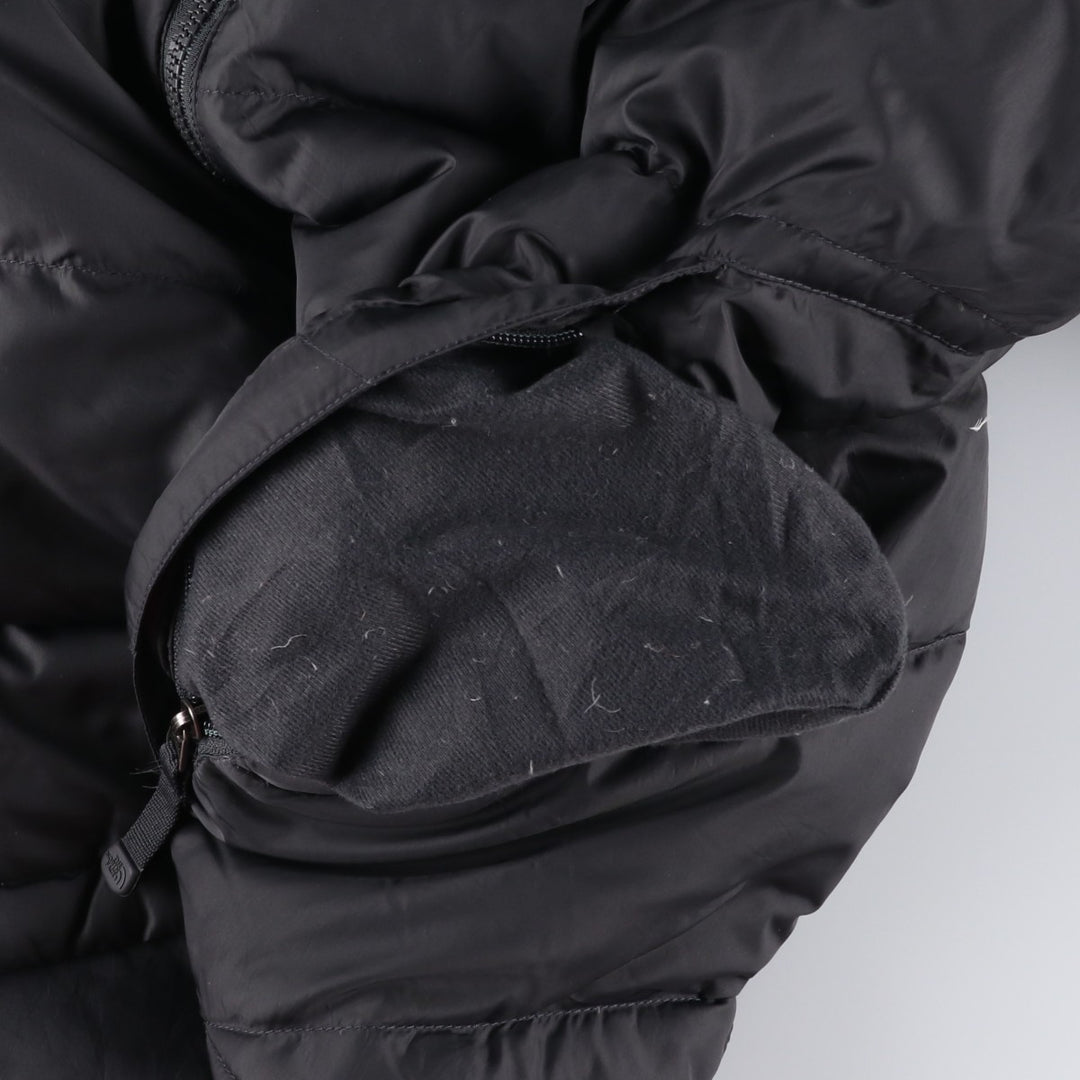2000'S The North Face 550 Fill Power Goose Down Jacket, Men's Size L Nylon black type Vintage Second Hand