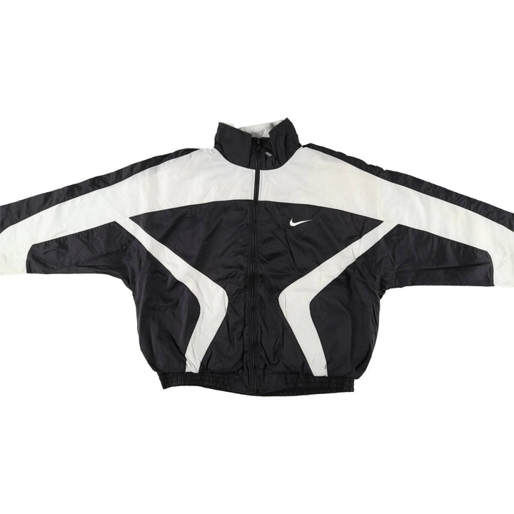 90'S Nike Ripstop Nylon Jacket, Men's Size L, Vintage Nylon black type Vintage Second Hand