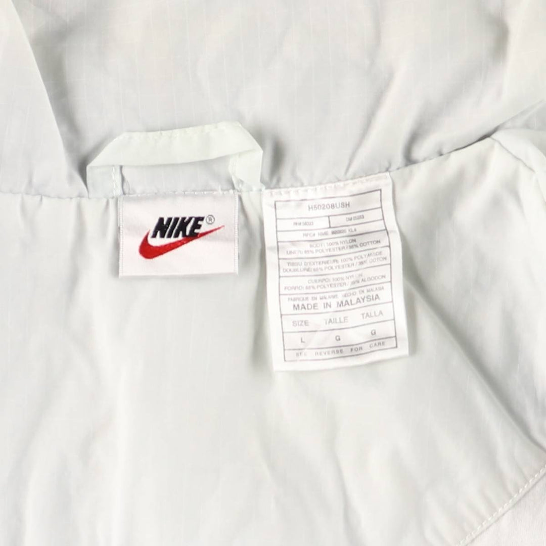 90'S Nike Ripstop Nylon Jacket, Men's Size L, Vintage Nylon black type Vintage Second Hand