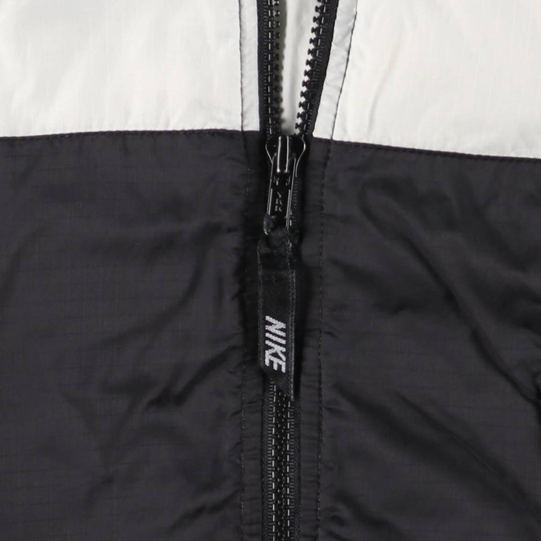 90'S Nike Ripstop Nylon Jacket, Men's Size L, Vintage Nylon black type Vintage Second Hand