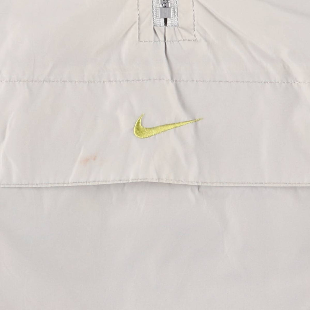 90'S Vintage Nike Anorak Parka, Men's Size L Nylon gray type Vintage Second Hand