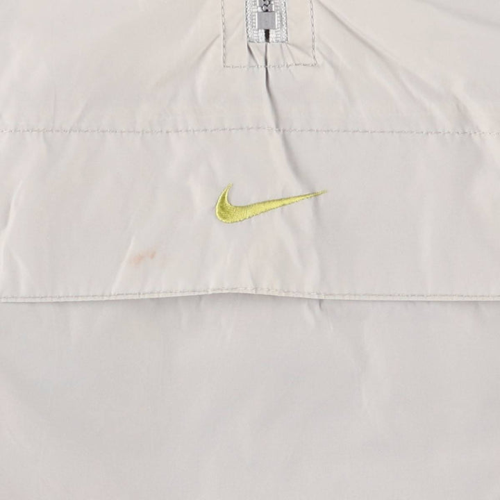 90'S Vintage Nike Anorak Parka, Men's Size L Nylon gray type Vintage Second Hand