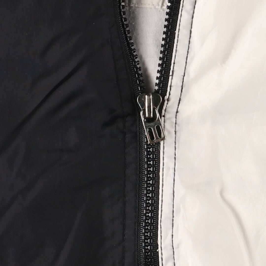 Vintage 90'S Nike two-tone nylon jacket with back logo, size XL, men's Nylon black type Vintage Second Hand