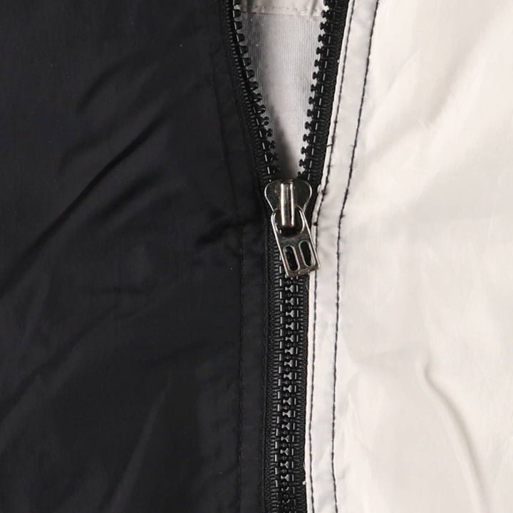 Vintage 90'S Nike two-tone nylon jacket with back logo, size XL, men's Nylon black type Vintage Second Hand