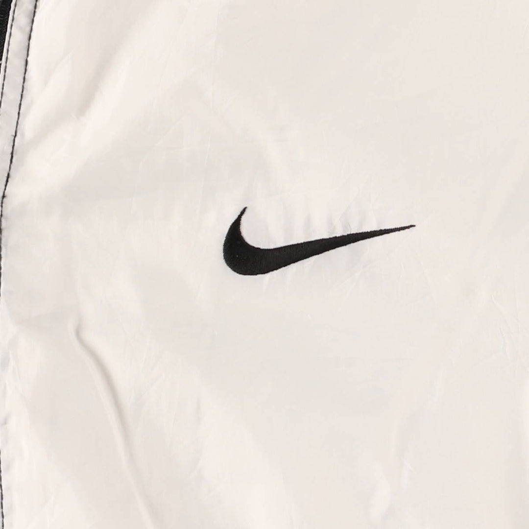 Vintage 90'S Nike two-tone nylon jacket with back logo, size XL, men's Nylon black type Vintage Second Hand