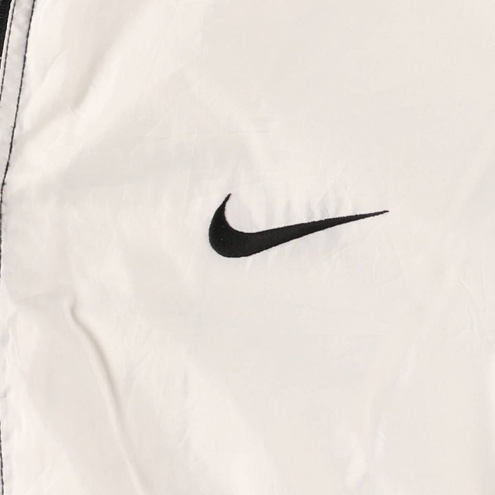 Vintage 90'S Nike two-tone nylon jacket with back logo, size XL, men's Nylon black type Vintage Second Hand