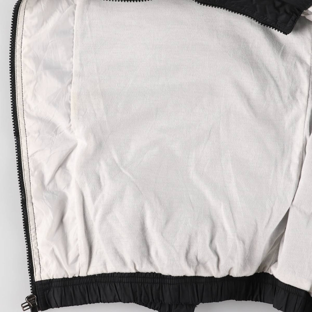 Vintage 90'S Nike two-tone nylon jacket with back logo, size XL, men's Nylon black type Vintage Second Hand