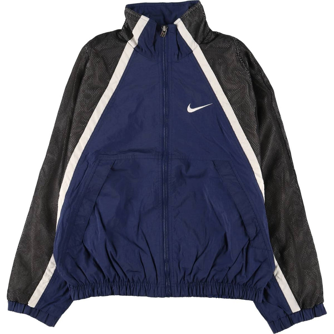 90'S Nike NIKE Nylon Jacket Men's S Size Vintage Nylon navy blue type Vintage Second Hand