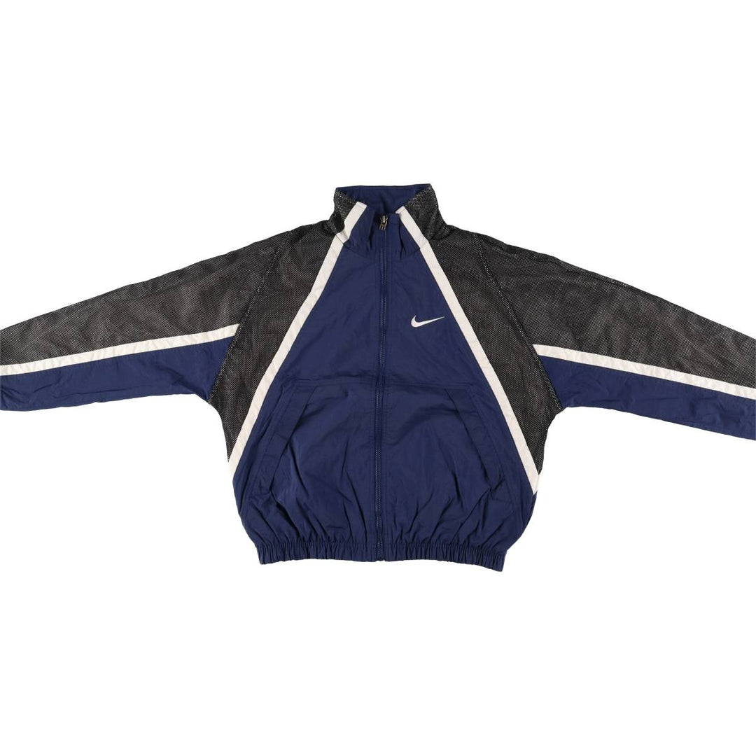 90'S Nike NIKE Nylon Jacket Men's S Size Vintage Nylon navy blue type Vintage Second Hand