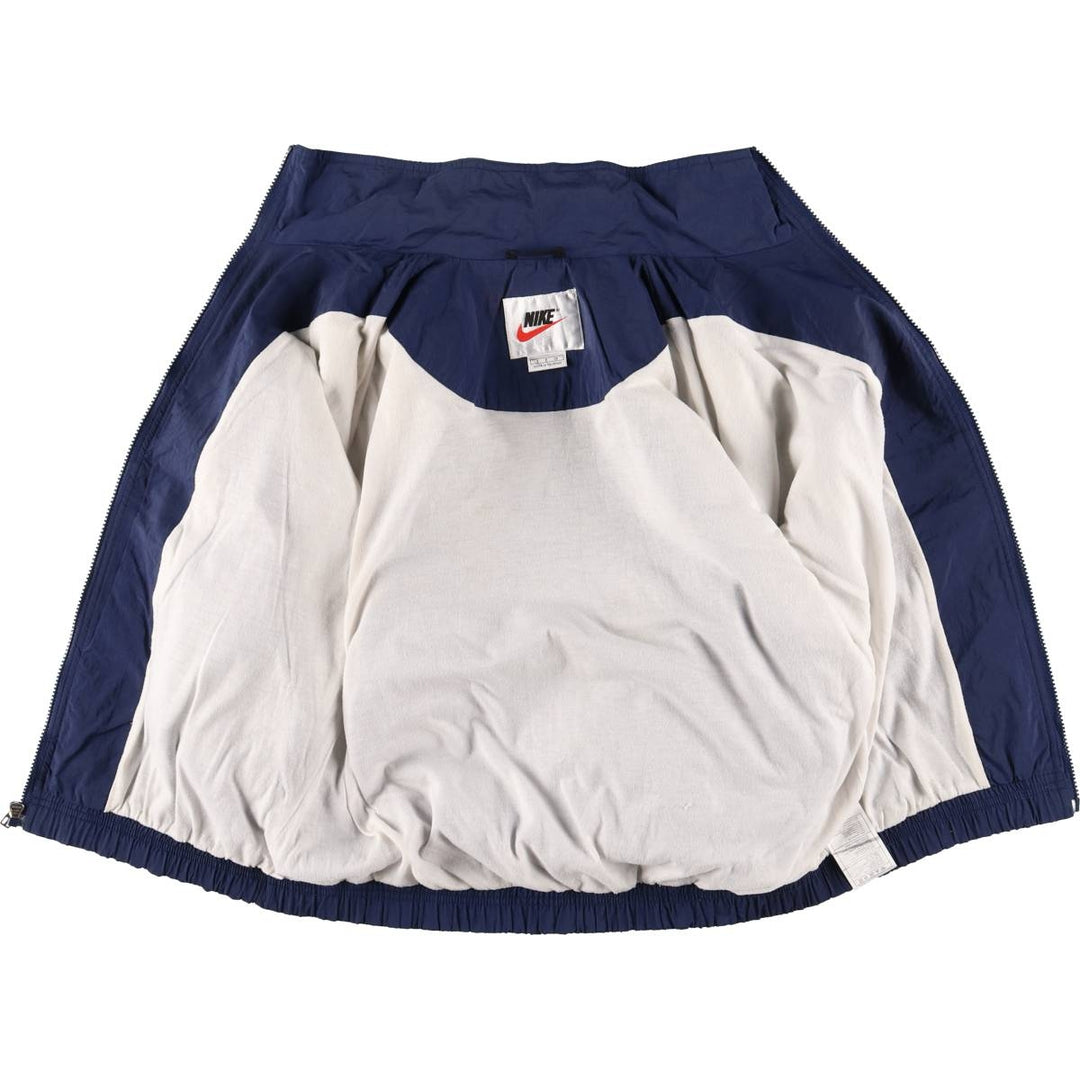 90'S Nike NIKE Nylon Jacket Men's S Size Vintage Nylon navy blue type Vintage Second Hand