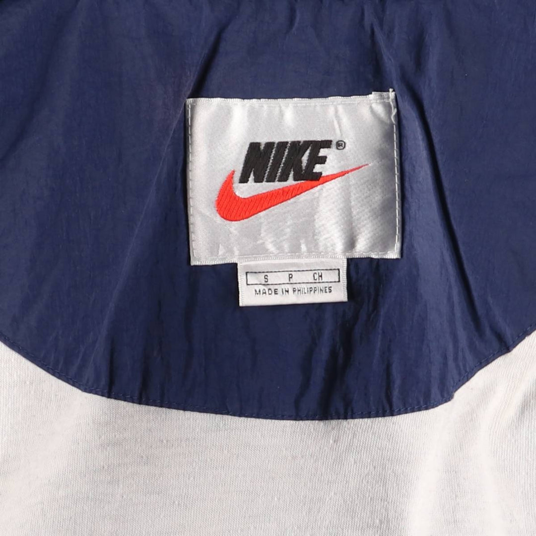90'S Nike NIKE Nylon Jacket Men's S Size Vintage Nylon navy blue type Vintage Second Hand