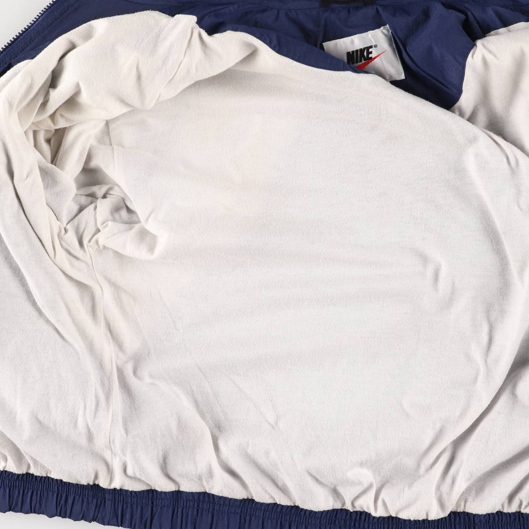 90'S Nike NIKE Nylon Jacket Men's S Size Vintage Nylon navy blue type Vintage Second Hand