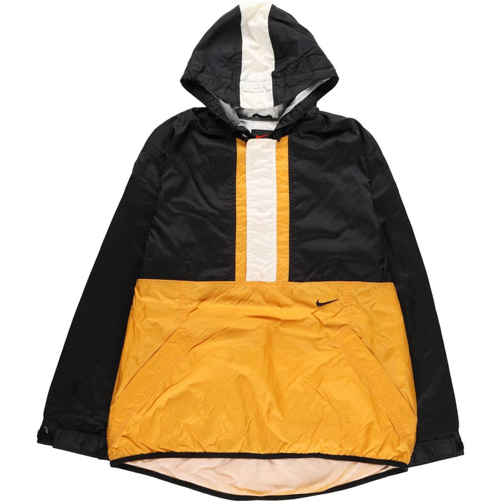 90'S Nike Anorak Parka Men's XL Vintage Nylon yellow type Vintage Second Hand
