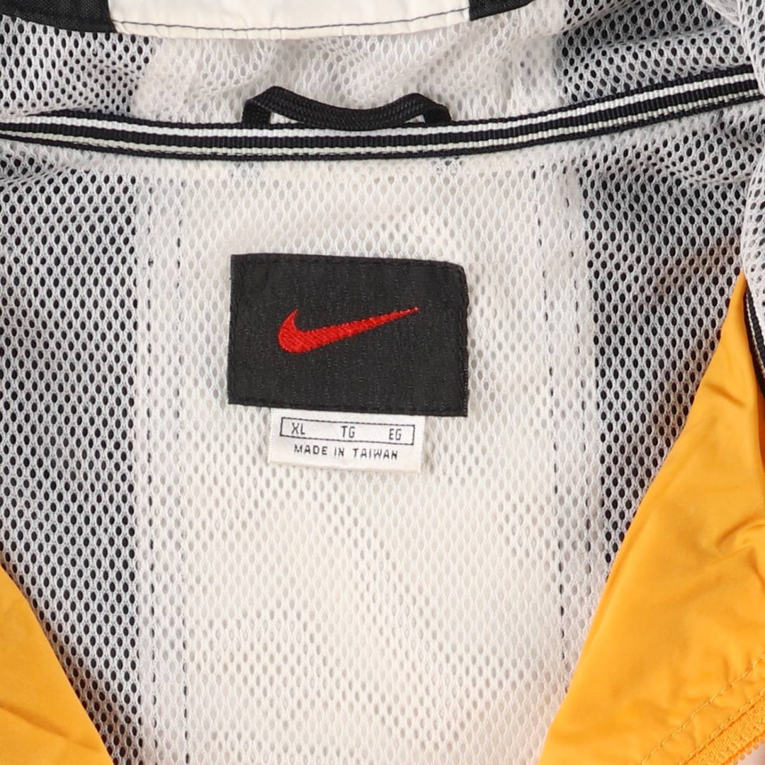 90'S Nike Anorak Parka Men's XL Vintage Nylon yellow type Vintage Second Hand