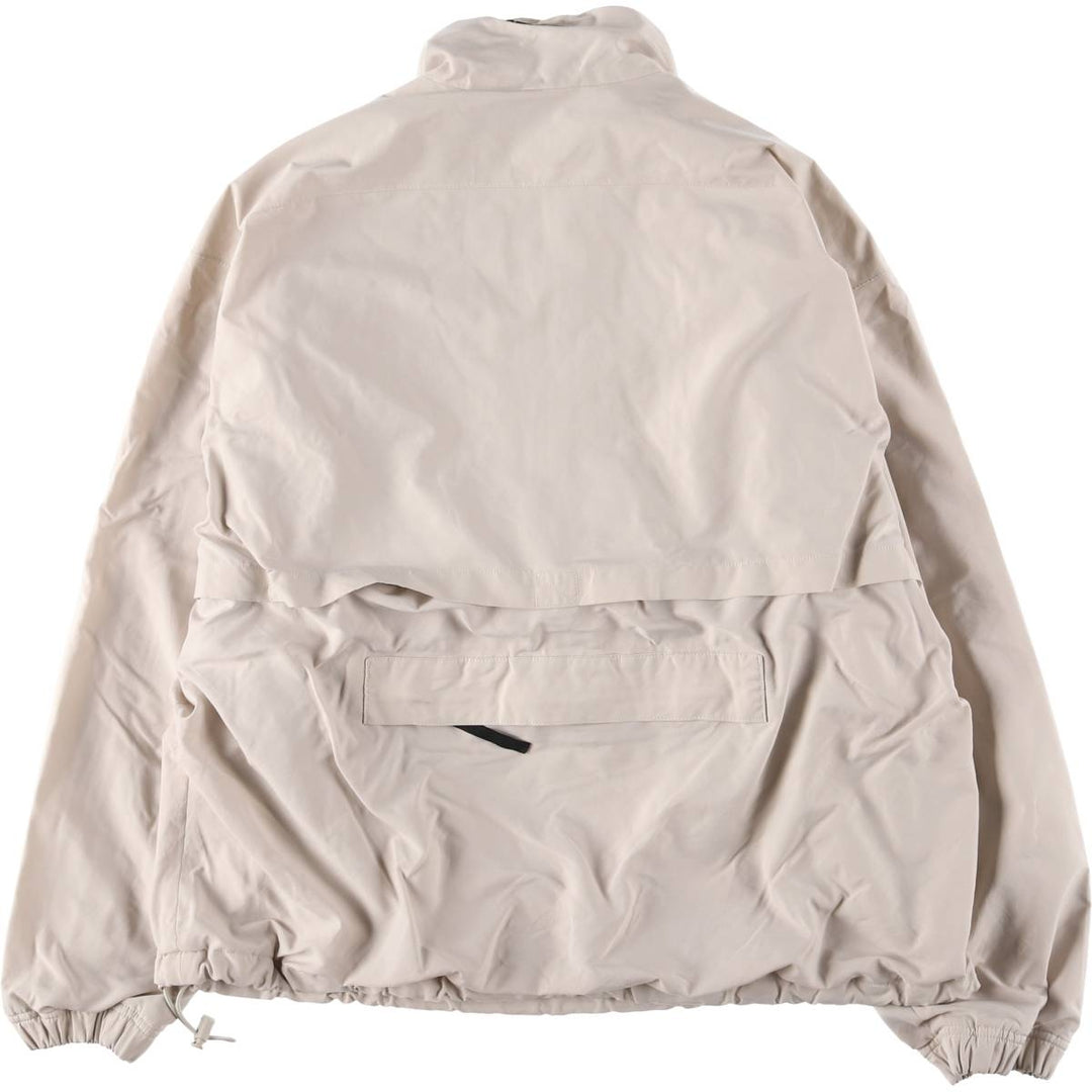 90s-00'S Nike Golf Storm-Fit Anorak Jacket, Men's Size L polyester Beige type Vintage Second Hand
