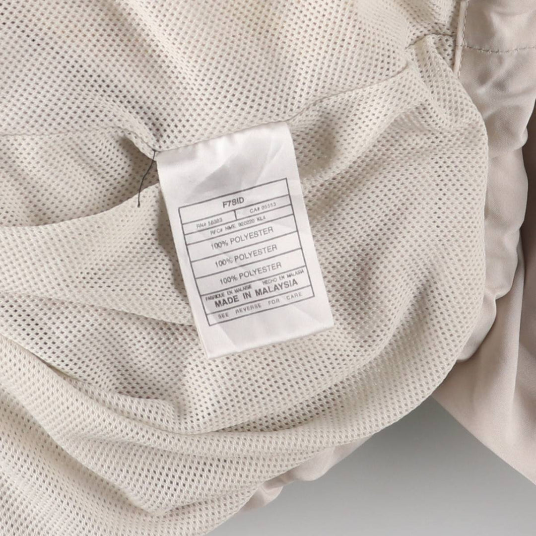 90s-00'S Nike Golf Storm-Fit Anorak Jacket, Men's Size L polyester Beige type Vintage Second Hand