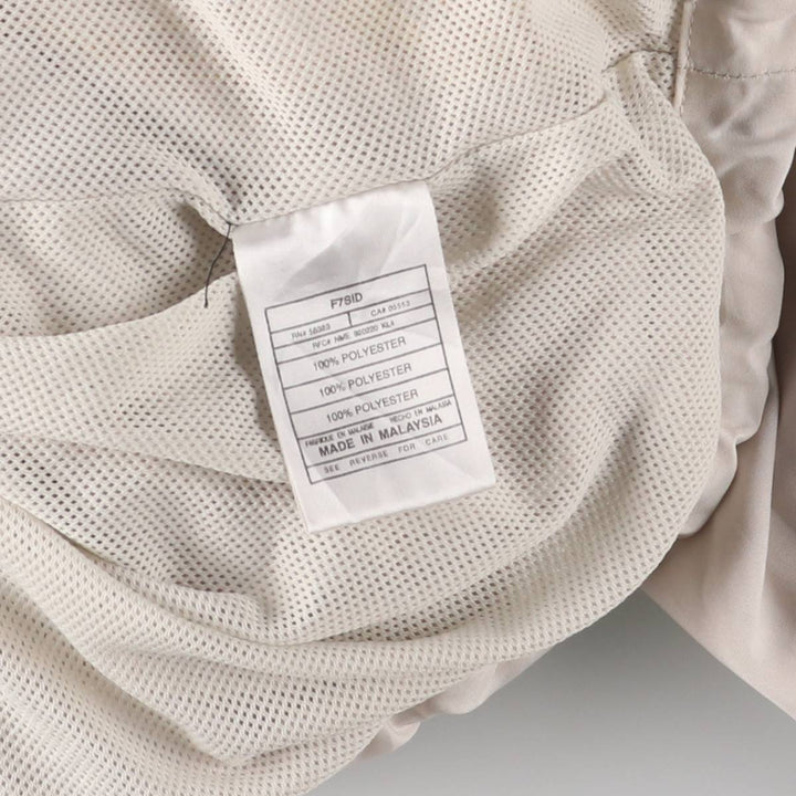 90s-00'S Nike Golf Storm-Fit Anorak Jacket, Men's Size L polyester Beige type Vintage Second Hand