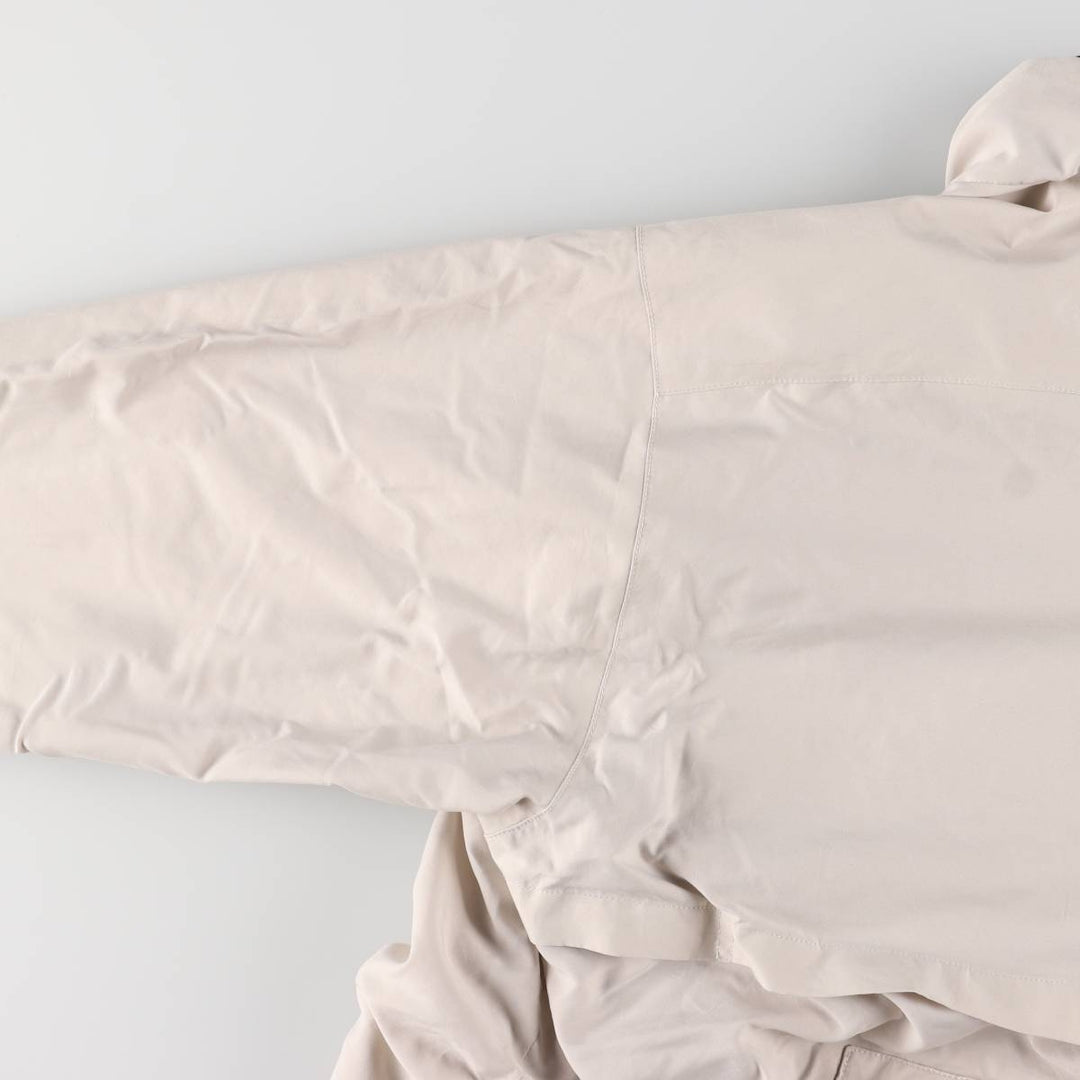 90s-00'S Nike Golf Storm-Fit Anorak Jacket, Men's Size L polyester Beige type Vintage Second Hand