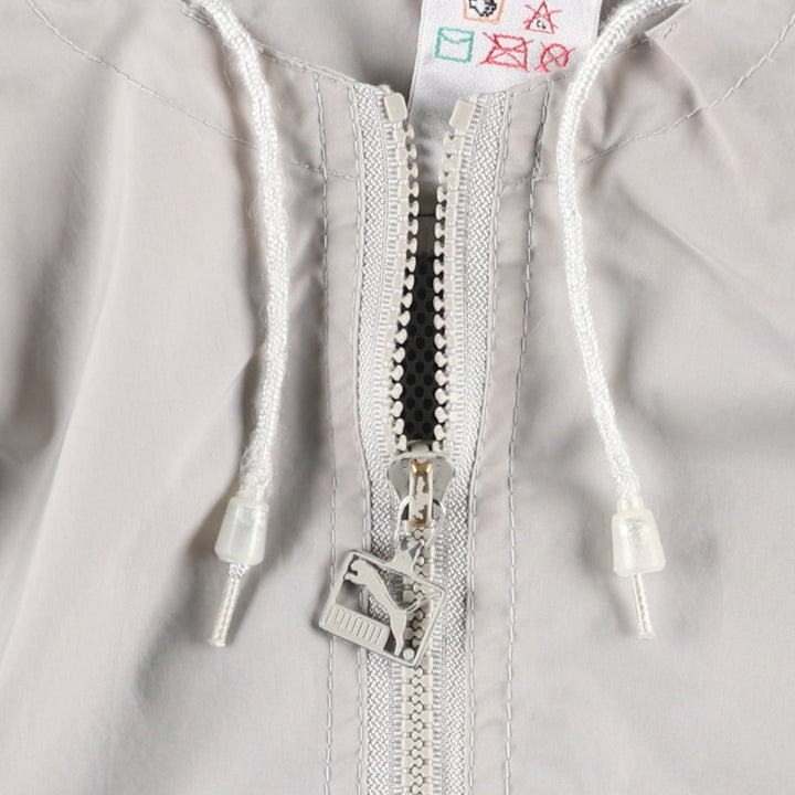 Vintage 80s-90'S Puma Anorak Parka, Men's Size Medium Nylon gray type Vintage Second Hand