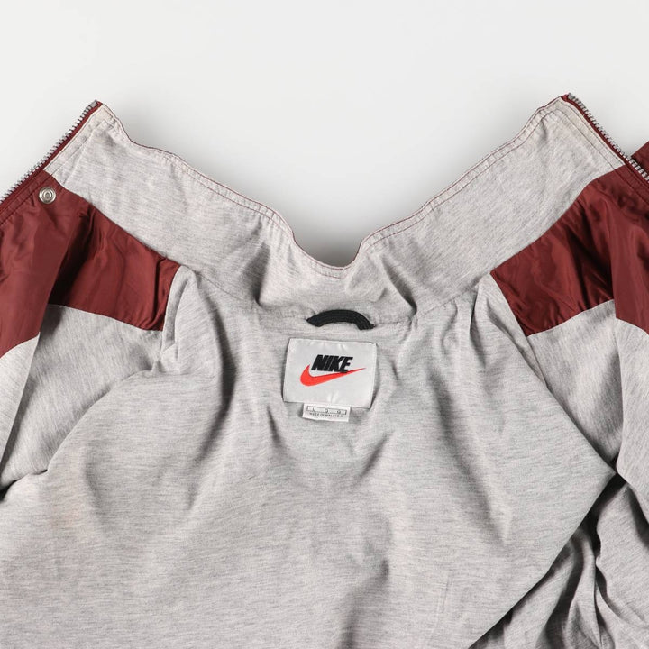 90'S Nike NIKE Nylon Jacket Men's Size L Vintage Nylon burgundy type Vintage Second Hand