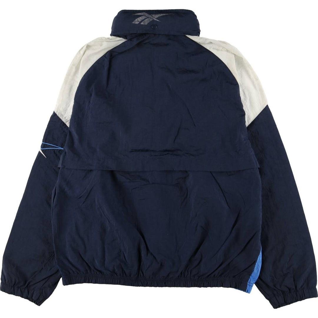 90'S Reebok Nylon Jacket, Men's M Size, Vintage Nylon navy blue type Vintage Second Hand